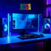 Neoninė iškaba MANTA SNL102MT 'Game Over' LED efektas