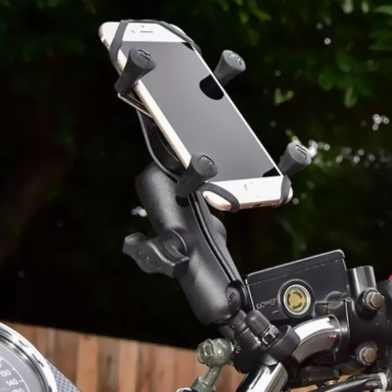RAM Mounts X-Grip telefono laikiklis su vairo U formos varžtų pagrindu