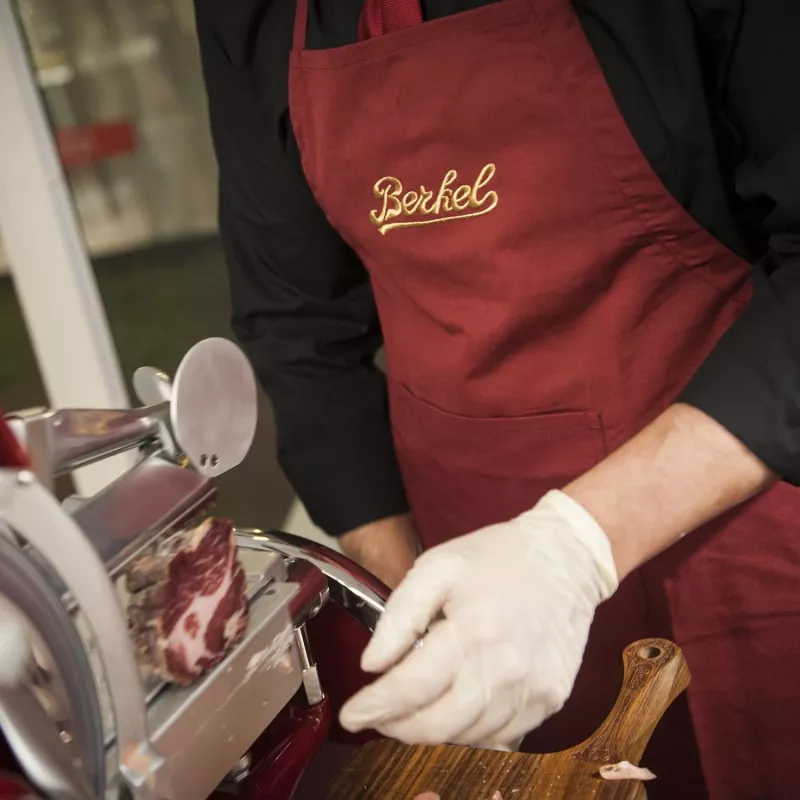 Virtuvės prijuostė Berkel DV7700 Unisex Raudona Medvilninė