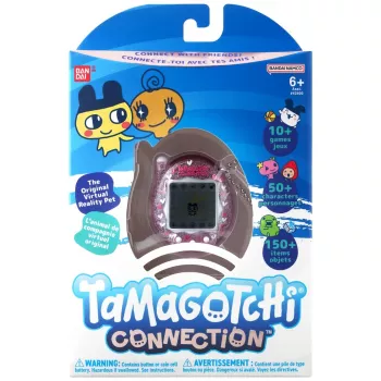 Nešiojamas skaitmeninis augintinis Bandai Tamagotchi Connection Pink Glitter – virtualus augintinis