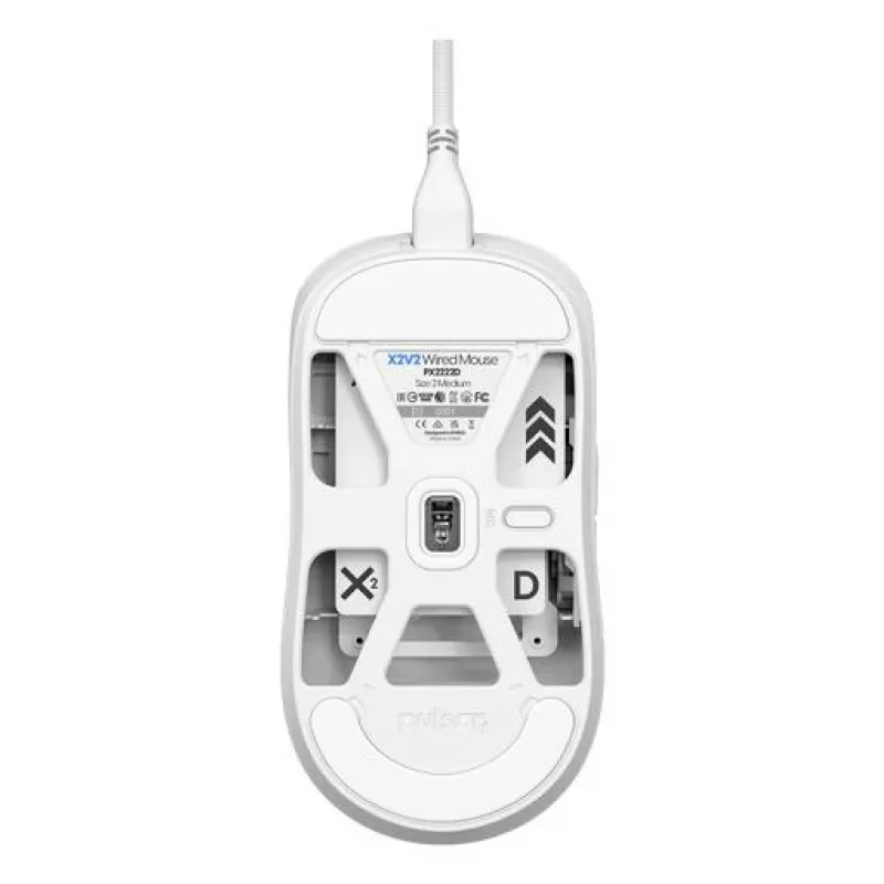Pulsar X2/MEDIUM White PX2222D optinė USB pelė