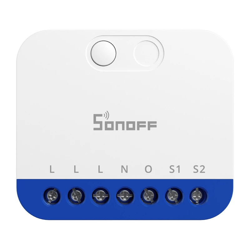 Išmanusis mini Wi-Fi reguliatorius Sonoff MINI-DIM – kompaktiškas įmontuojamas modulis LED/šviestuvų reguliavimui, suderinamas su Matter