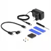 HDD/SSD korpusas DeLOCK 42020 juodas 2,5 colio USB Type-C 10 Gbit/s