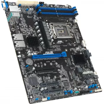 Serverinė motininė plokštė ASUS P13R-E/10G-2T LGA 1700 ATX, Intel mikroschemų rinkinys, DDR5 ECC UDIMM, 4x DIMM, 2x 10Gb RJ-45, 8x SATA III, 2x M.2