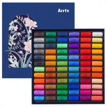 Minkštų sausų pastelių rinkinys Arrtx LC303762 — 72 spalvos