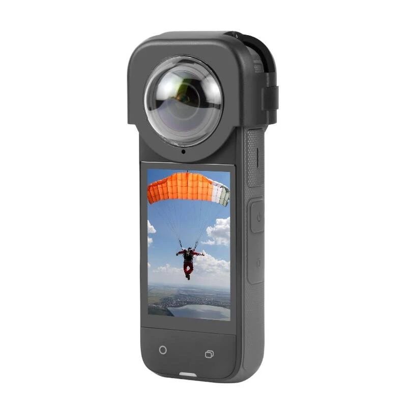 Apsauginis lęšio dangtelis Insta360 X4, Puluz PU975 – optinis stiklas, atsparus įbrėžimams