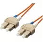 Equip SC/SC šviesolaidinis jungiamasis laidas OM1/OM2, 10 m, 62.5/125 µm