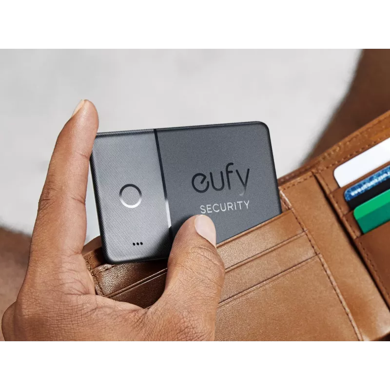 GPS sekiklis Eufy SmartTrack Card juodas universalus baterijos veikimo laikas 26280 h