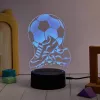Stalinė lempa MANTA SNL124RGB RGB 3D šviesos dekoratyviniai rutuliai, keičiama LED spalva, dekoratyvinis apšvietimas