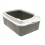 Uždaras kačių tualetas rotho Bonnie Eco Cappuccino 30 L, plastikinis padėklas su dangčiu, 572×393×209 mm