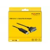 Serijinis kabelis DeLOCK 66281 juodas 1,8 m RS-232 USB Type-A