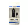 Automobilinis kroviklis 2xUSB + USB-C 2,1A juodas