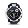 Išmanusis laikrodis GARMIN Instinct 3 3,05 cm (1,2 colio) AMOLED 45 mm 390x390 px liečiamas ekranas Juodas Baltas GPS 4 GB 53 g Silikoninis dirželis