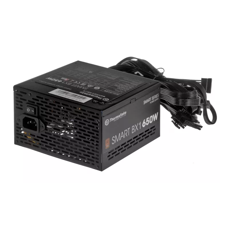 Maitinimo blokas Thermaltake Smart BX1 PS-SPD-0650NNSABE-1 (650 W; aktyvus PFC; 120 mm)