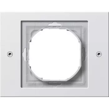 Gira TX_44 White elektros instaliacijos rėmelis, termoplastikas, 110×86 mm, įprastinio dizaino