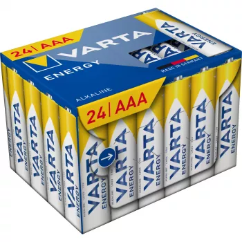 Šarminės baterijos AAA Varta ENERGY Cube 24 vnt. (MPN 4103229234)