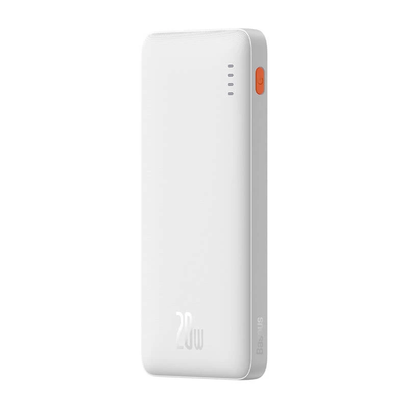 Baseus Airpow nešiojamas akumuliatorius 10000 mAh 20 W Baltas