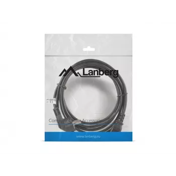 Lanberg CA-C13C-11CC-0030-BK maitinimo laidas, juodas, 3 m, C13 mova, CEE 7/7