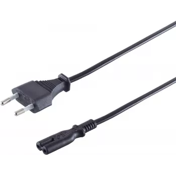 Maitinimo laidas ShiverPeaks Euro kištukas į IEC C13 (Euro 8) 2 m VDE