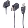 Vaizdo kabelio adapteris ShiverPeaks BS10-01002, 0,5 m, HDMI A tipo (standartinis) į USB, juodas