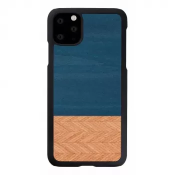 Man & Wood apsauginis dėklas iPhone 11 Pro Max – denim juodas
