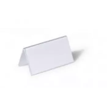 Neįvardyta PVC kortelių laikiklis Durable 805119, 25 vnt., skaidrus