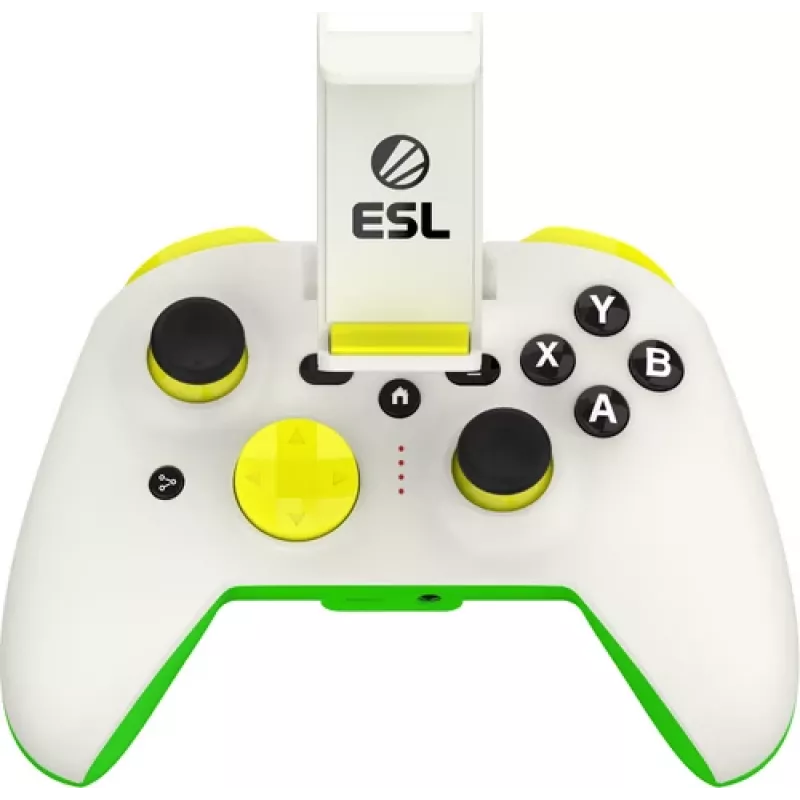 Žaidimų pultas RiotPWR RP1925ESL USB Type-C laidinis žalias/baltas/geltonas