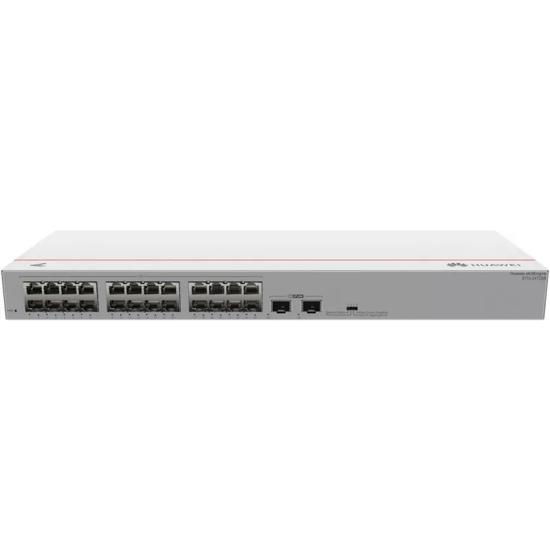 Perjungimo įrenginys Huawei CloudEngine S110-24T2SR Gigabit Ethernet 24 prievadai 1U