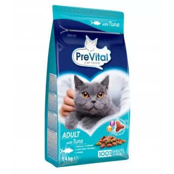 PREVITAL Adult Tuna – sausas kačių ėdalas – 1,4 kg