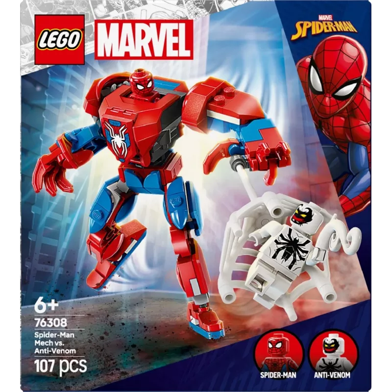 LEGO MARVEL 76308 Spider-Man Mech vs. Anti-Venom