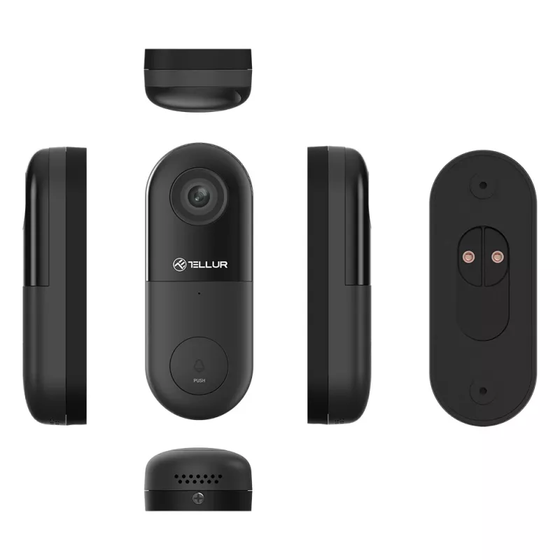 Vielinis vaizdo skambutis Tellur T-MLX46892 1080P PIR judesio jutikliu