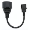 Maitinimo adapteris QOLTEC IEC 320 C14 į kištuką French, 0,15 m laidas