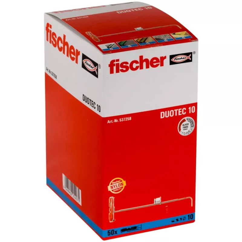 Fischer 537258 sieninis kaištis su varžtu 50 vnt. rinkinys 50 mm