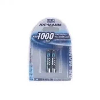 Baterija AAA HR03 Ansmann Lizdinė 2 vnt. Akumuliatoriaus 1000 mAh