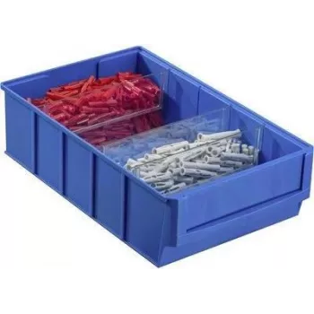 Dėžutė saugojimui Allit 456530, plastikinis organizatorius 185×300×81 mm, mėlyna