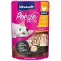 Šlapias kačių ėdalas Vitakraft Poésie Delice su vištiena 85 g pakelis, suaugusioms katėms