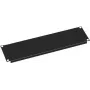 VALUE užpildymo panelis - juoda RAL 9005 - 3U - 48,3 cm (19 colių)