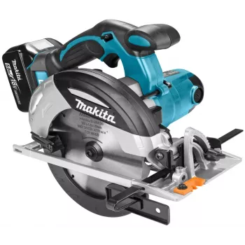 Makita DHS630RTJ nešiojamasis diskinis pjūklas 16,5 cm Juoda, Mėlyna, Pilka 3100 aps./min.