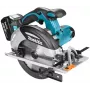 Makita DHS630RTJ nešiojamasis diskinis pjūklas 16,5 cm Juoda, Mėlyna, Pilka 3100 aps./min.