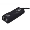 Kortelė Akyga AK-AD-31 USB 3.2 Gen 1 į Gigabit Ethernet (1000 Mbps), RJ-45, juoda