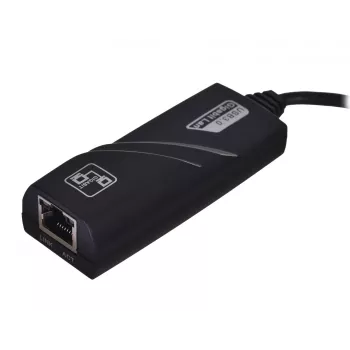 Kortelė Akyga AK-AD-31 USB 3.2 Gen 1 į Gigabit Ethernet (1000 Mbps), RJ-45, juoda