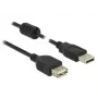 USB kabelis DeLOCK 84884 USB 2.0 1,5 m Juodas