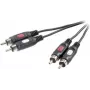 SpeaKa Professional RCA garso jungiamasis kabelis [2x RCA-kištukas - 2x RCA-kištukas] 10 m juodas (SP-7870624)