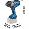 Bosch GDS 18V-1050 H akumuliatorinis smūginis suktuvas 1750 RPM 3/4 inch (juoda, mėlyna, raudona)
