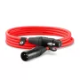 RØDE XLR3M-R garso laidas 3 m XLR Raudonas