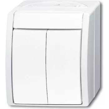 BUSCH-JAEGER 2601/5W-54 jungiklis serijos ocean Alpine White IP44
