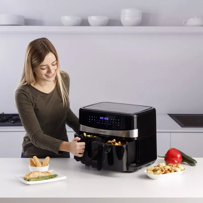 Taurus Air Fry Digital Duo Double 9 L 2200 W karšto oro gruzdintuvė juoda