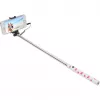 Ultron Selfie Hot Shot White – 15–45 cm Selfie lazdelė su užrakto mygtuku rankenoje, skirta išmaniesiems telefonams, pvz., Samsung Galaxy, iPhone ir kt. (173950)