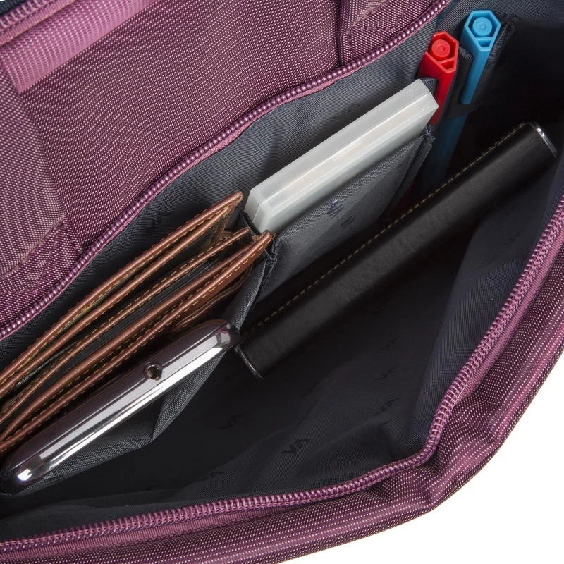 Rivacase 8231 39,6 cm (15,6 inch) Messenger dėklas Violetinė