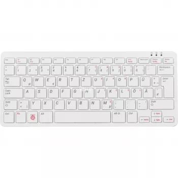 Laidinė USB klaviatūra Raspberry Pi KEYBOARD DE RB-TASTA01W – vokiškas išdėstymas